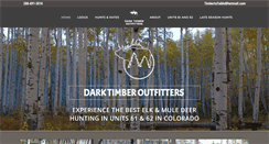 Desktop Screenshot of darktimberlodge.com